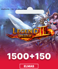 1500+150 Legend Online Elmas
