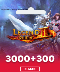3000+300 Legend Online Elmas
