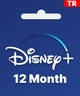 12 Aylık Disney Plus Reklamlı Üyelik