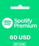 Spotify Gift Card - 60 Usd