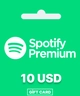 Spotify Gift Card - 10 Usd