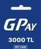 3000 TL GPay Epin