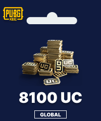 8100 PUBG Mobile UC