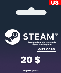 20 USD Steam Wallet Card