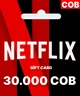 Netflix Gift Card 30.000 COB