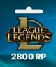 League Of Legends 2800 Riot Points